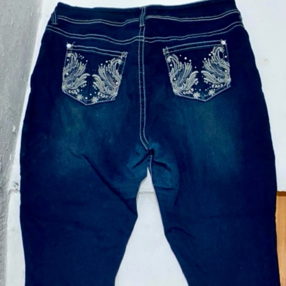 Wallflower Denim with Blue Stitching